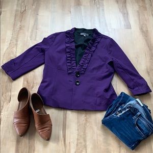 Classifies Enrier quarter sleeve blazer